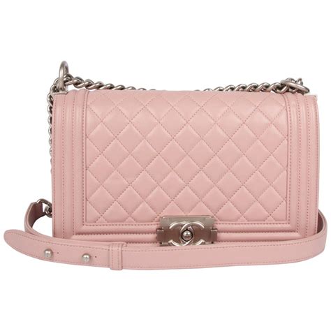 chanel le boy pink